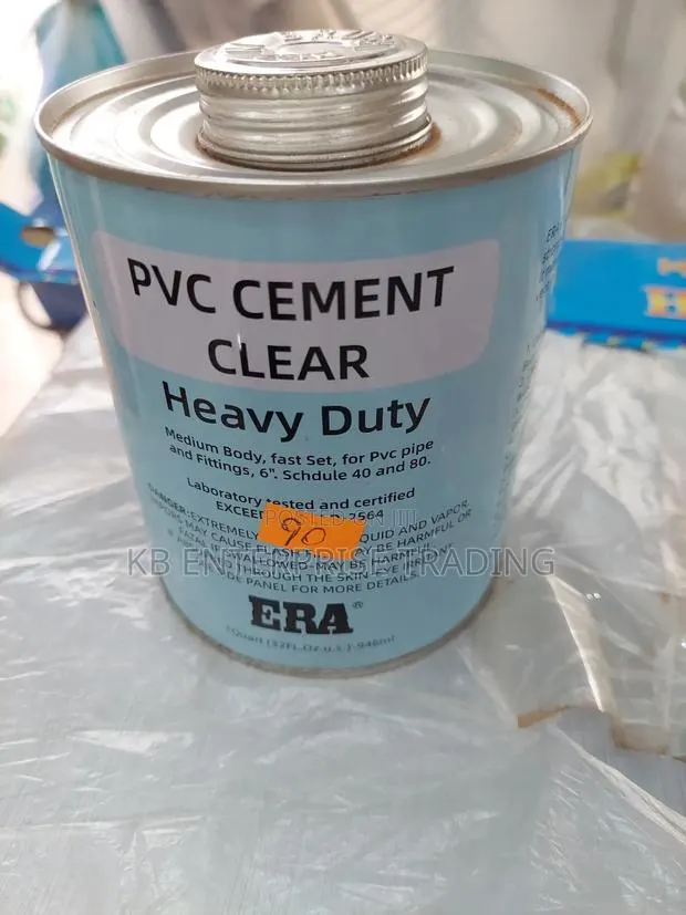 ERA Heavy Duty Clear PVC Cement (1 Quart) · Photo 1