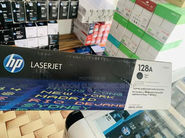 HP 128A (CE320A) Black Original Laserjet Toner Cartridge · Photo 1