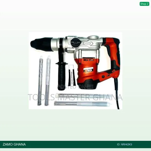 Rotary Hammer Drill 1600w 10j 5kg SDS-Max 42mm 3-Mode 560rpm - Nrh42ks · Photo 1