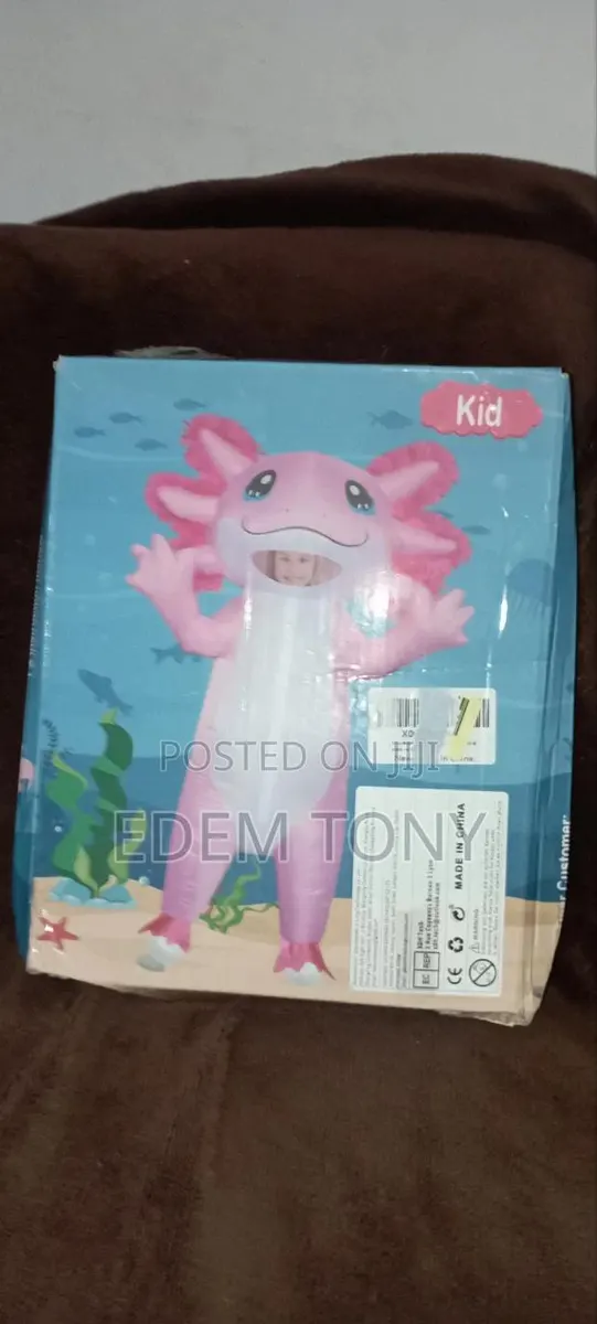 Stegosaurus Inflatable Axolotl Costume for Kids Blow Up Costume · Photo 4