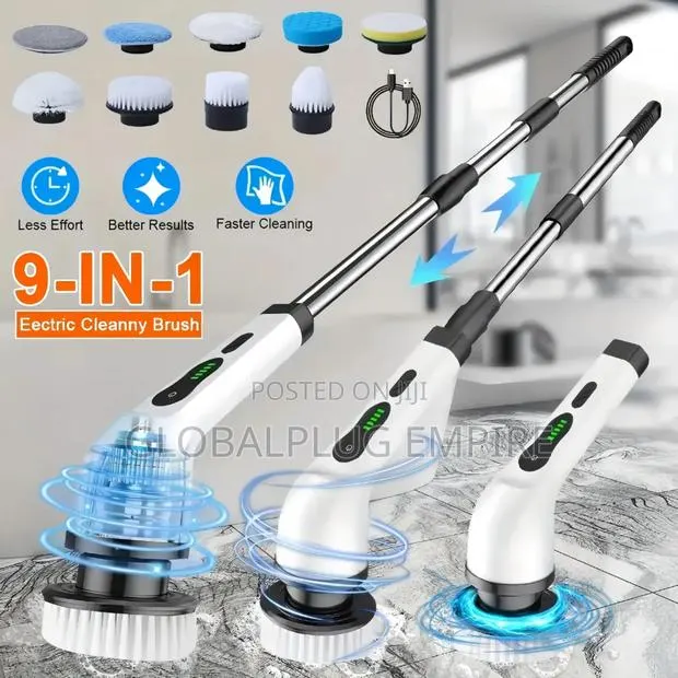 Usb 9-in-1 Multifunctional Scrubber – Portable Rechargeable · Photo 1
