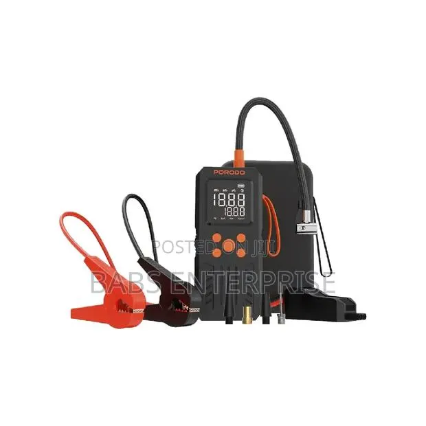Porodo 4-in-1 Multi-Tool Inflator Jump Starter With 150PSI Auto-Stop · Photo 1