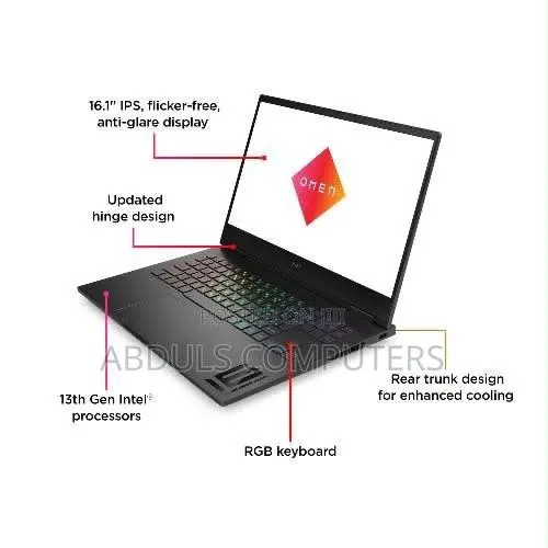 New Laptop HP Omen 16 16GB Intel Core i7 SSD 512GB · Photo 1