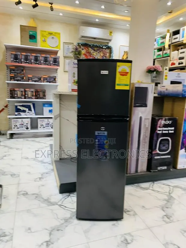 Available Now at Store Pf-262tix Double Door Fridge Pearl Dark Grey · Photo 1