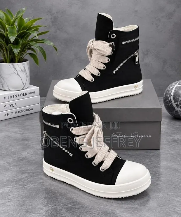 Original Rick Owen Denim/Canvas High · Photo 1