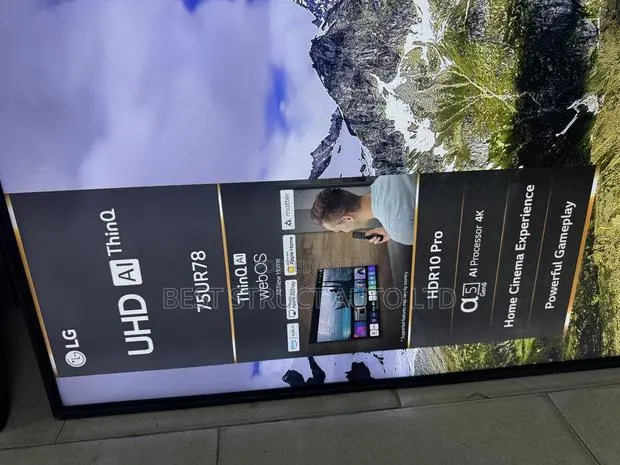 Almost New Lg 75 Inches Thinq Ai Satellite Tv · Photo 1