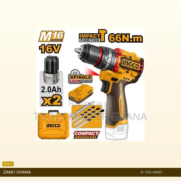 Compact Brushless Cordless Impact - Cidli166062 · Photo 1
