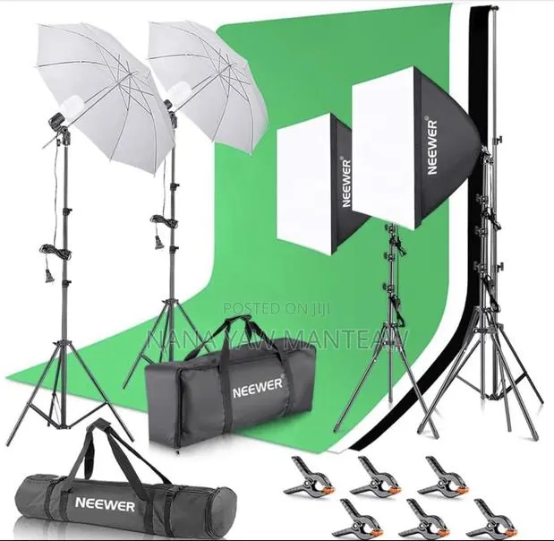 NEEWER Photography Lighting Kit With Backdrops · Photo 1