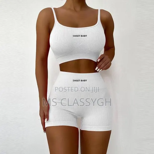 Tank Top Yoga Sports Set Shorts Set Nylon Comfortable · Photo 1