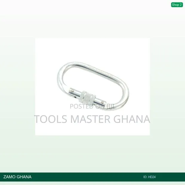 Safety Ring Carabiner Sca 40kn Alloy Steel - Hd24 · Photo 1