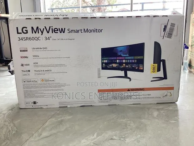 LG - 34" WQHD 100Hz 5ms Smart Monitor · Photo 2