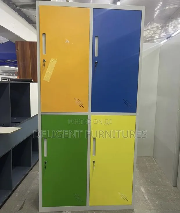 Office Cabinet (4 Lockers) With Mirrors · Photo 1