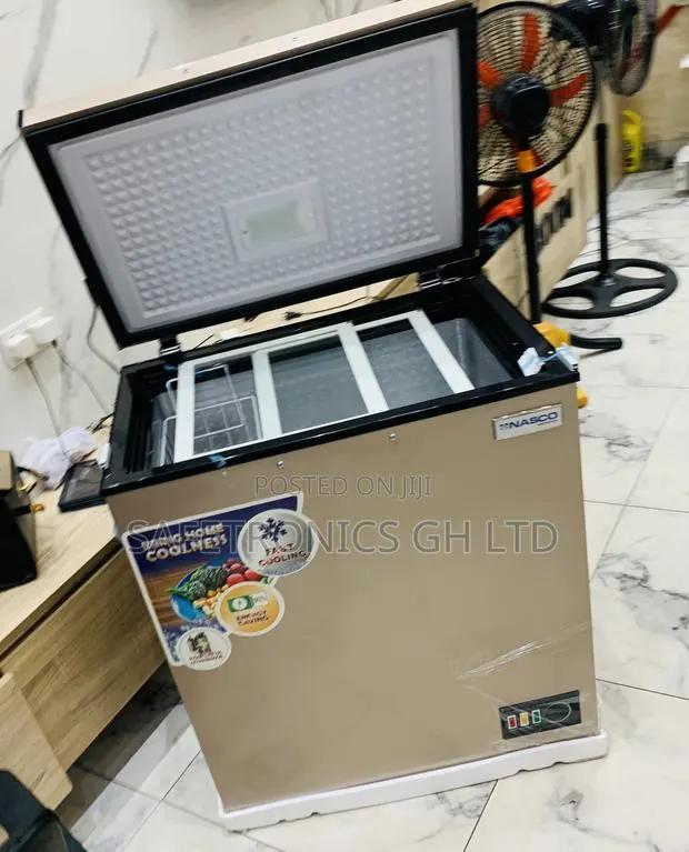 Authentic Sleek Nasco 150l Chest Freezer (Model: Nas-200fl-G) · Photo 1
