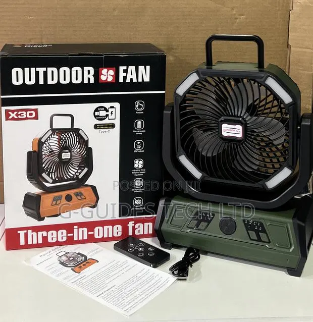 X30 Rechargeable Fan, X30 Outdoor Three-in-One Fan · Photo 1