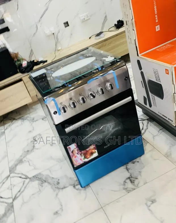 Buy Authentic Volcano Ferre 50x60 Gas Cooker – New Line, 4 Burners · Photo 1