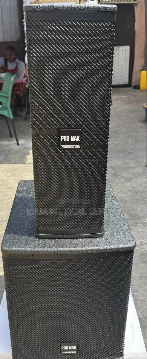 Pro Nak Pa System Featuring Line Arrays and Subwoofer. · Photo 1