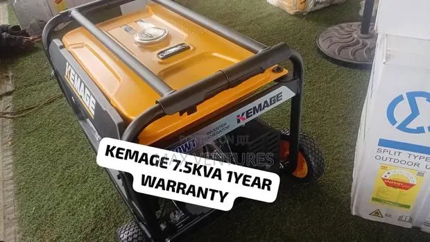 KEMAGE 7.5KVA Generator Quality Power You Can Trust 7.5kva · Photo 1