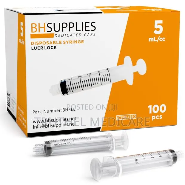 Syringe and Needles(Luer Lock - 5mls/Cc · Photo 1