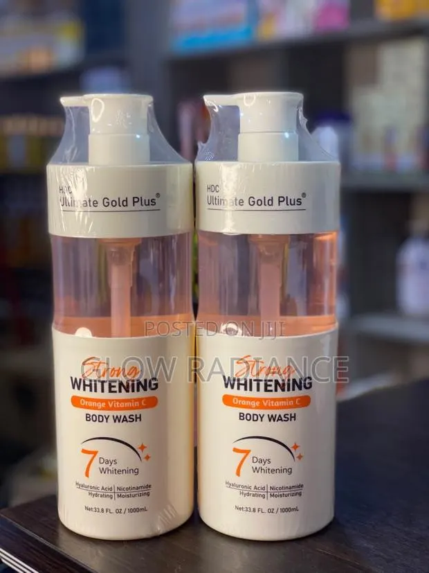 HDC Ultimate Gold Plus Strong Whitening Orange Vitamin C Body Wash · Photo 1