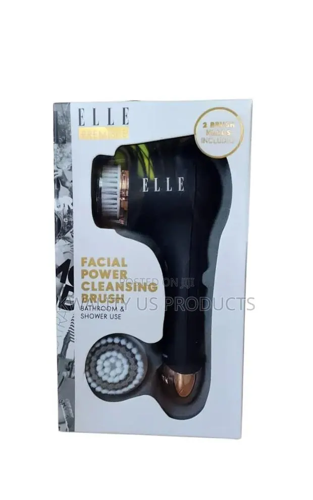 ELLE Premier Facial Power Cleansing Brush With 2 Heads · Photo 1