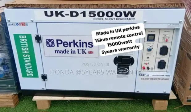 Power Gen Remote Control Perkins 15kva 15000watt Diesel · Photo 1