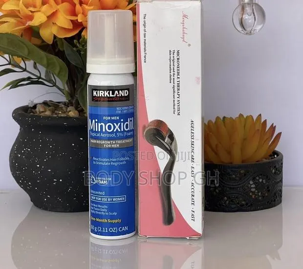 Kirkland - Kirkland Minoxidil Foam + Derma Roller Combo Pack · Photo 1