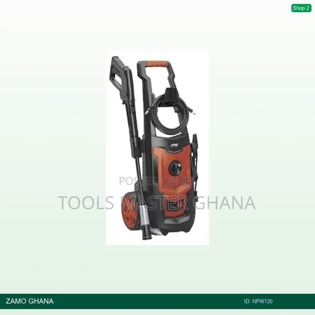 120 Bar Pressure Washer 7l/Min Qc Adj Nozzle Temp. 50 - Npw120 · Photo 1