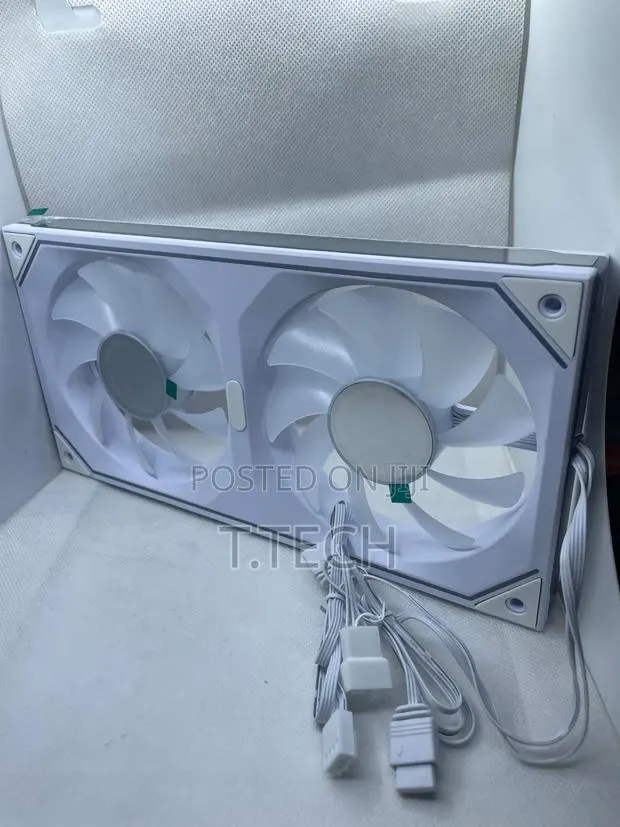 240mm Argb Mirror Case Fan. Black and White · Photo 2