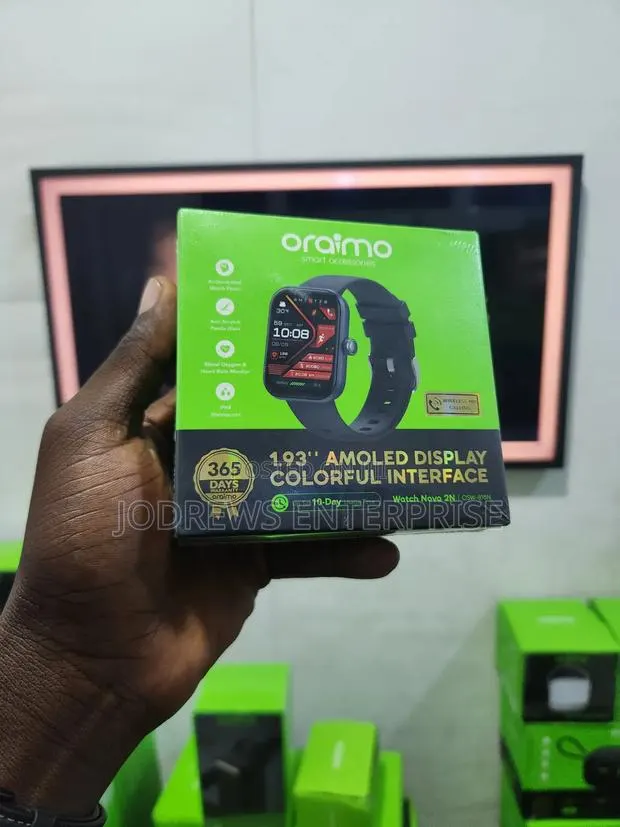 Oraimo Watch Nova 2n 1.93" Amoled 33- Day Standby Smart Watch · Photo 1