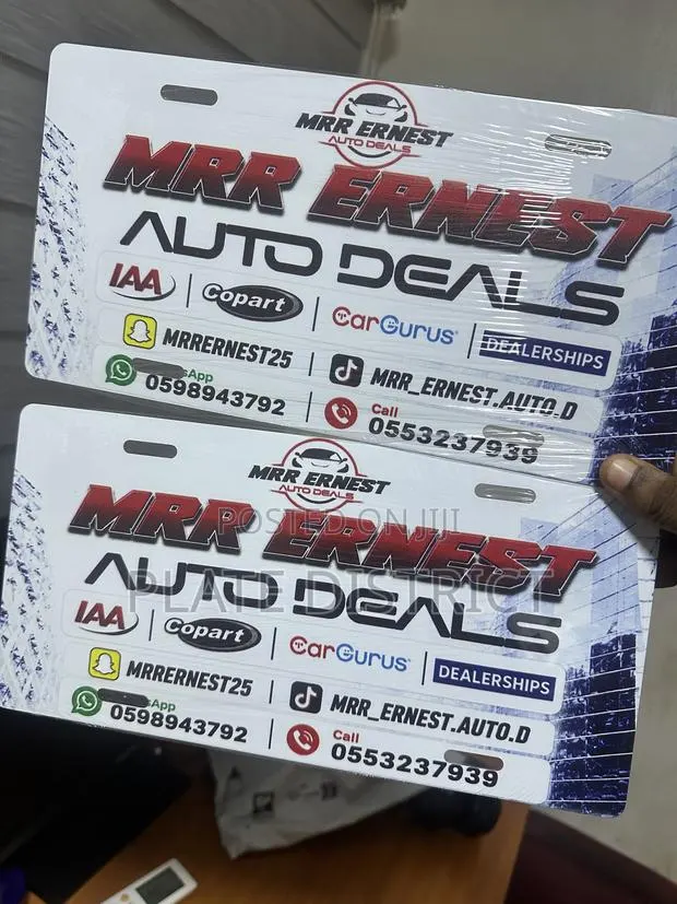 Customized Number Plates · Photo 1