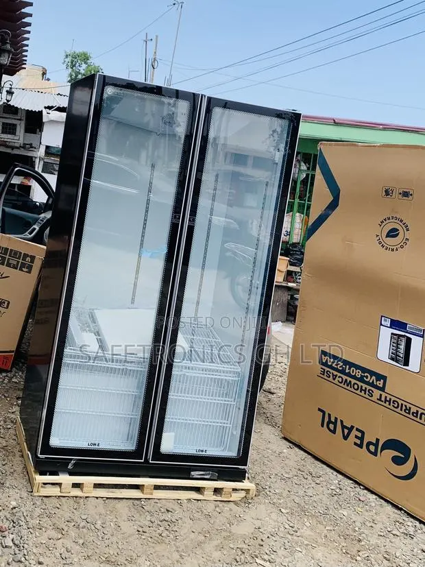 Newly Bulky Pearl 690L Glass Display Double-Door PVC-801-27AA Fridge · Photo 1