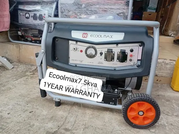 ECOOLMAX 7.5KVA Generator – Dependable Power When You Need7.5kva · Photo 1