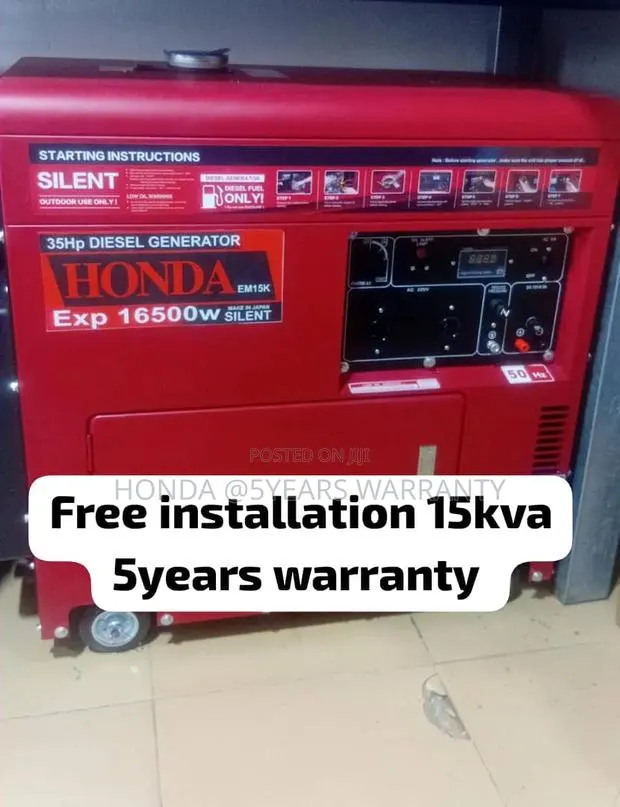 Generator
Honda 15kva Standby Generator for Home Business · Photo 1