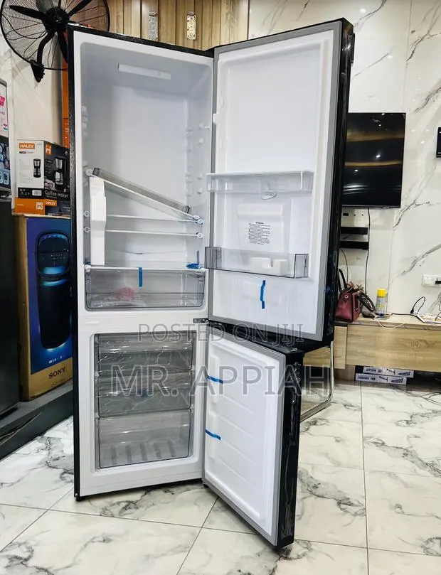 Get Affordable Pearl 2 Door Electric Refrigerator(Black)Pf-370-13m · Photo 1