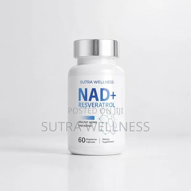 NAD+ Resveratrol (60 Capsules) – Premium Anti-Aging Cellular Energ · Photo 1