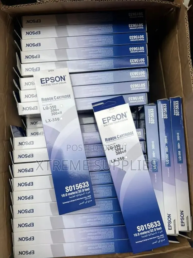 Epson Lx350 / Lq350 Genuine Ribbon Cartridge · Photo 1