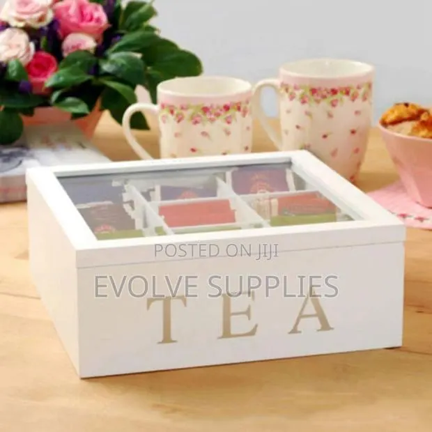 Wooden Tea Coffee Storage Box · Photo 1