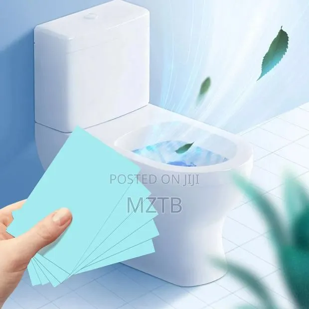 Toilet Bowl Cleaning Detergent Strips - 30 Blue Strips · Photo 1