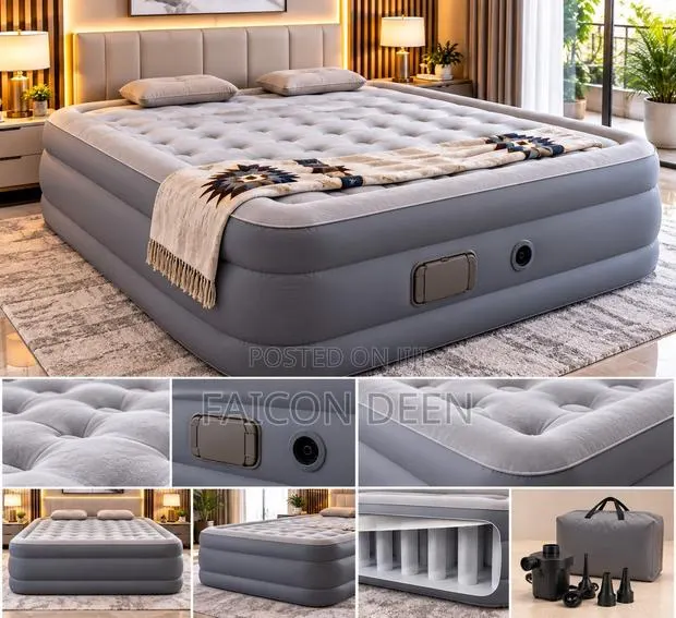 Premium Guest Sleeping Solution; Automatic Double Inflatable Mattress · Photo 1
