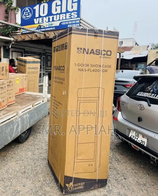 Get Adorable Nasco Nas-Fl400-1dr-1 358L 1 Door Display Fridge(Glass) · Photo 1