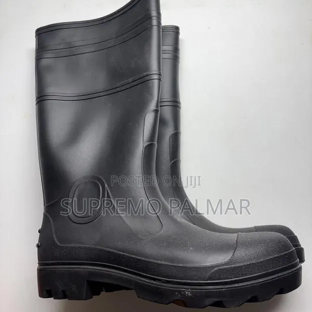 Steel Toe Waterproof Industrial Gumboots – Knee High · Photo 1
