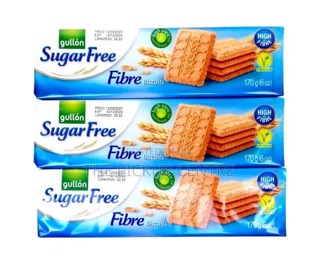 Gullon Sugar Free Fibre Biscuits 170g · Photo 1