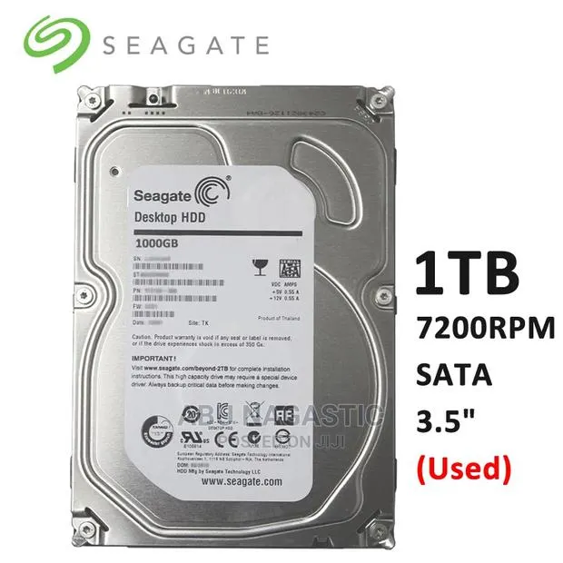 Seagate 1TB Internal Or External Hard Disk Drive · Photo 1