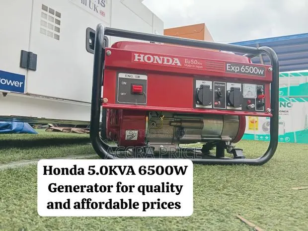 Premium Honda 6500W Generator – Powerful and Budget-Friendly · Photo 1