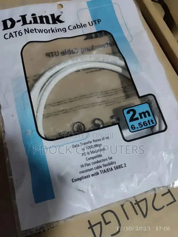 Dlink Cat6 UTP Cable 2meter · Photo 1