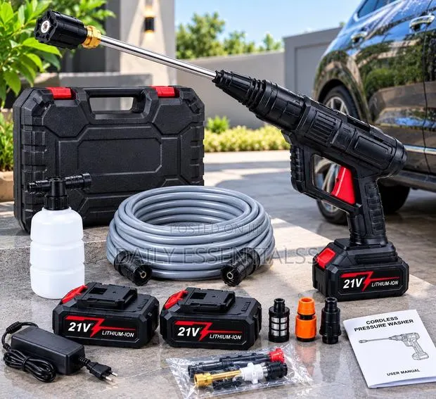 Rechargeable 21V Car Washing Machine With Twin Batteries · Photo 1