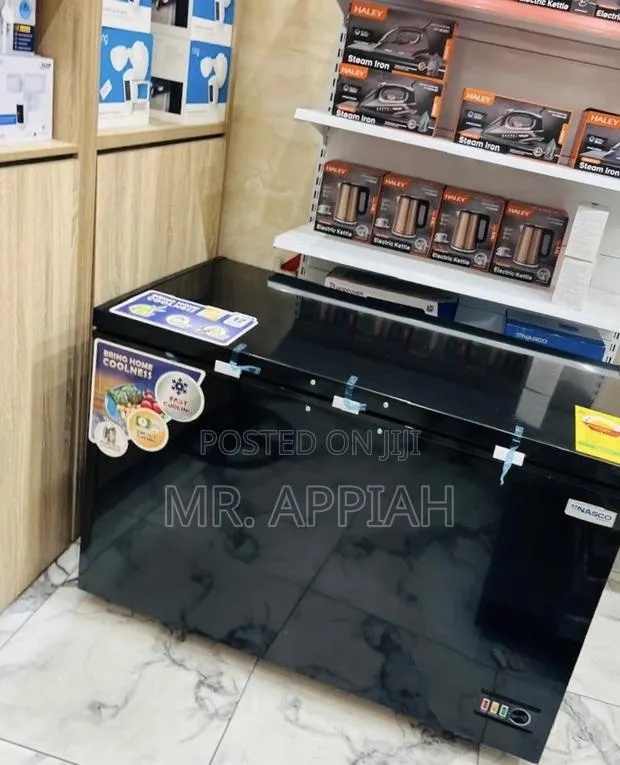 Check Out Nasco Single Door Chest Freezer(Black) Glass Slide,Nas475 · Photo 1