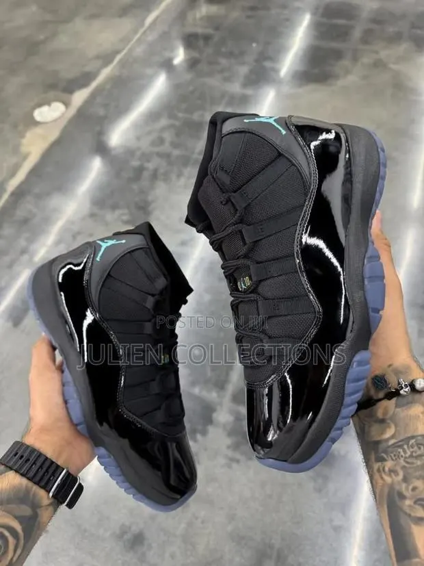 Jordan Air Retro 11 Jd Black Blue · Photo 1