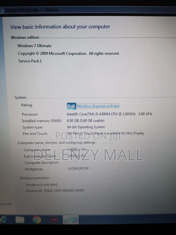 Laptop Lenovo ThinkPad T540p 6GB Intel Core i5 HDD 500GB · Photo 1