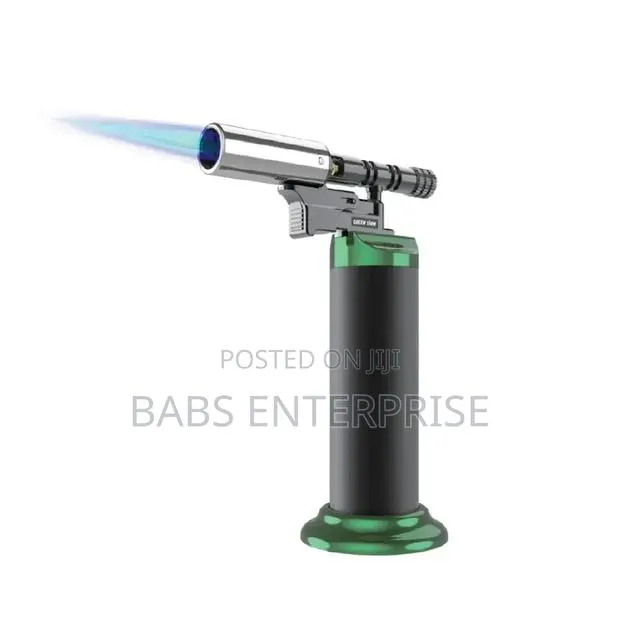Green Lion Jet Flame Pro Windproof Lighter – Black · Photo 1